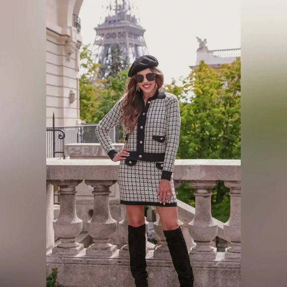 Take Me To Paris - Tweed Set - Picture 1 of 2